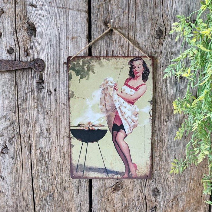 Affiche Cindy plaque murale pin-up